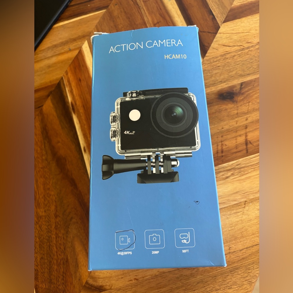 Action camera. (Similar to a go pro)